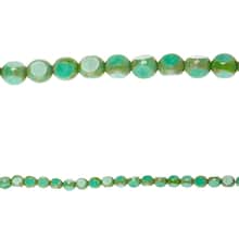 12mm Lentils lentil shape 2357 top drilled rondelles 20Pc Olive green czech glass beads glass beads Olivine beads